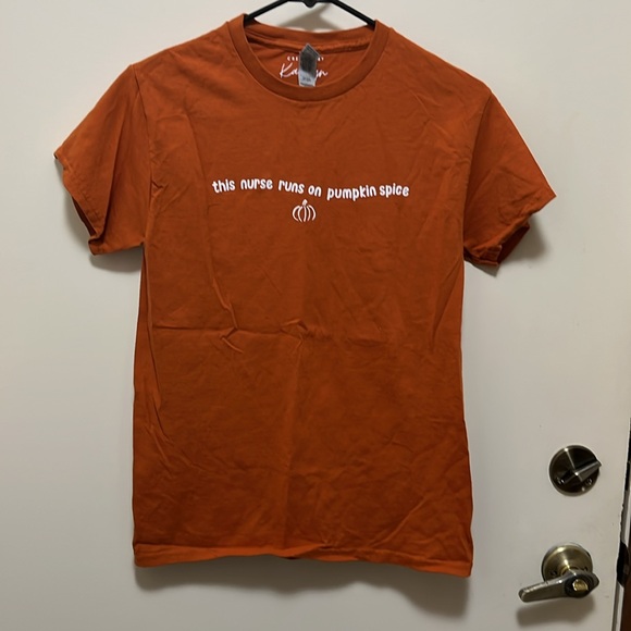 Orange Graphic Tee - Pumpkin Spice Theme - Picture 2 of 6